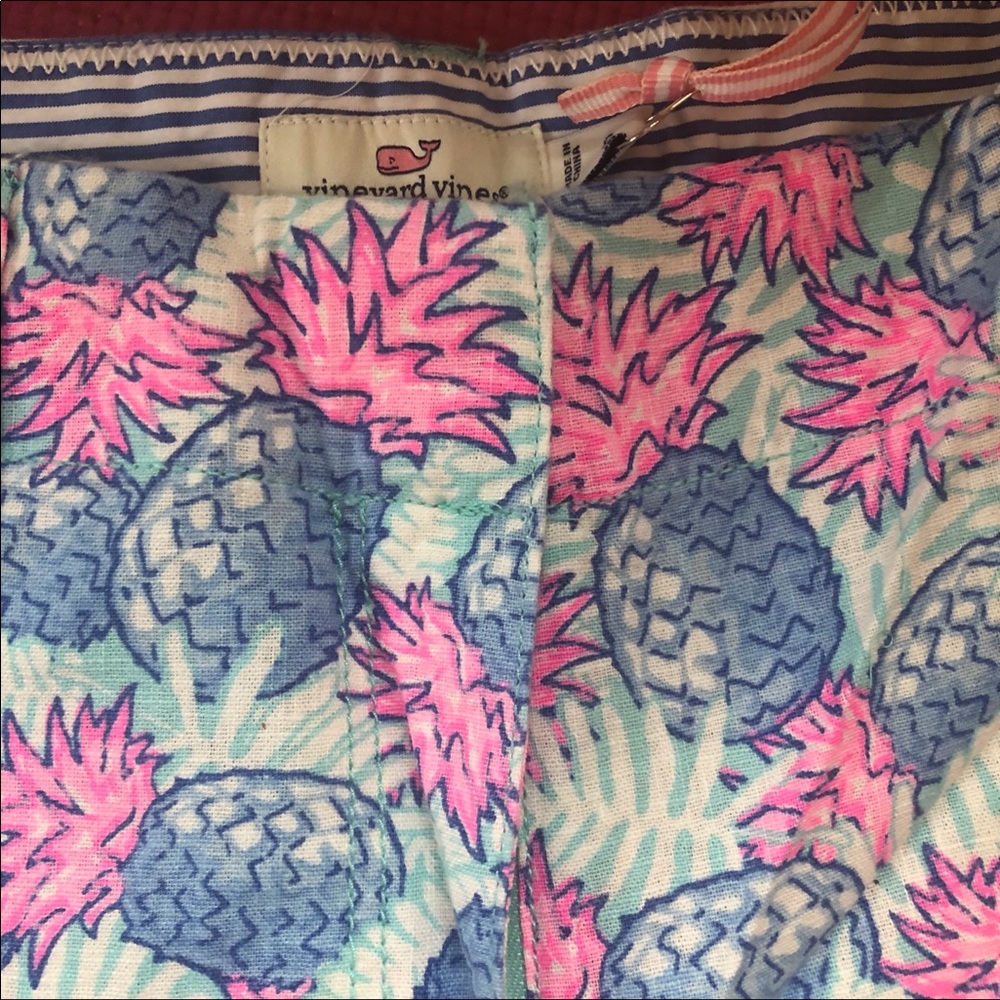 Vineyard Vines | Caicos Linen Blend Crop Pants 🍍 - Picture 5 of 8
